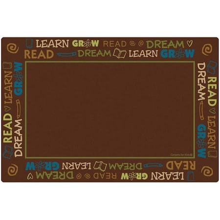 Carpets For Kids Read to Dream Border Rug - Nature 25728